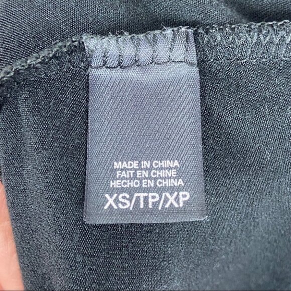 Victorias Secret Black Maxi Dress Modal Short Sleeves Size‎ XS Scoop Neck Boho - Picture 8 of 11